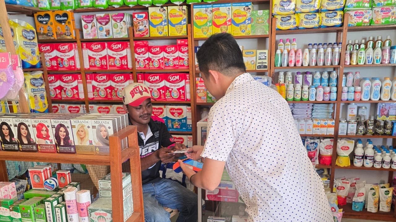 Jemput Bola Transaksi Warga, BRILink Ria Irawan Jadi Ujung Tombak Ekonomi Petani Indragiri Hilir
