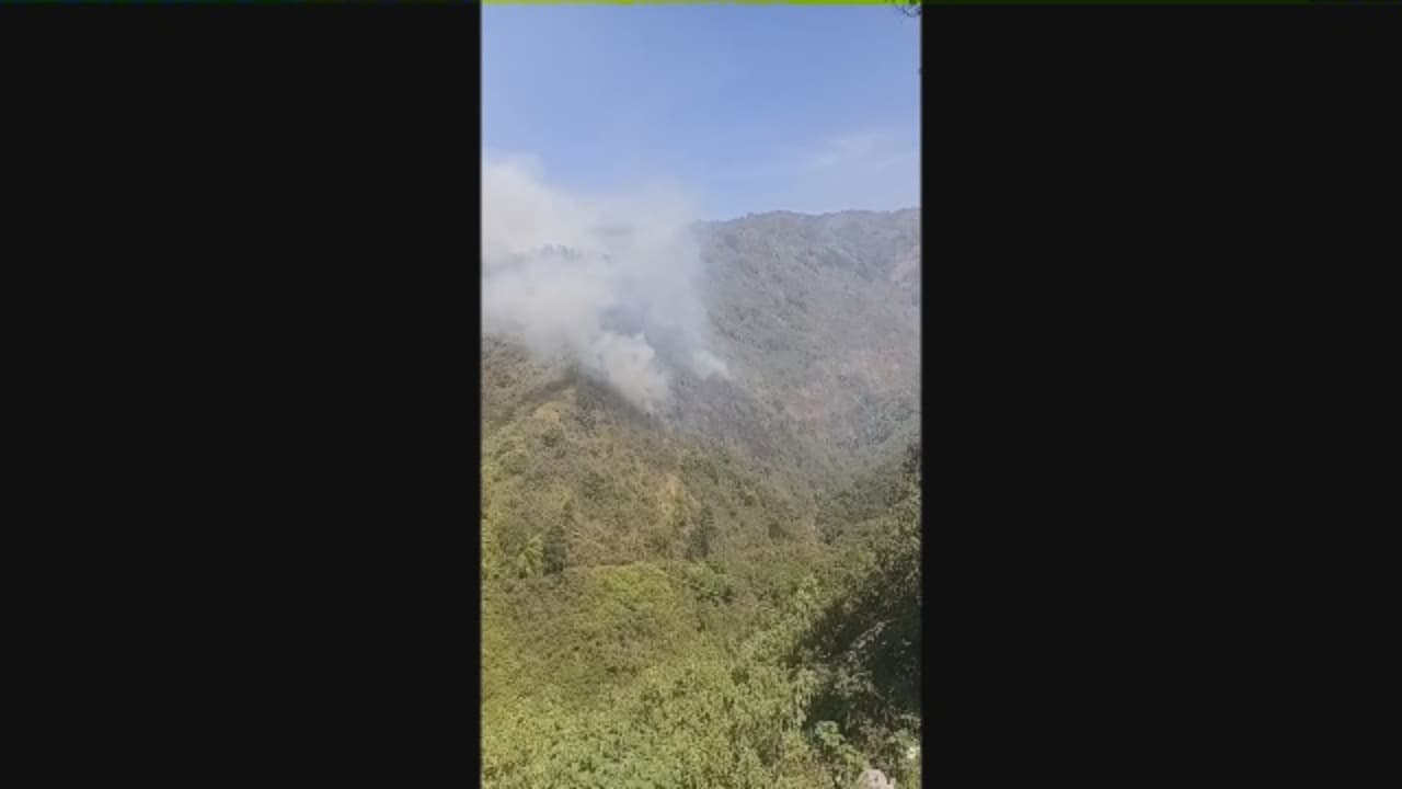 Kebakaran Hutan Perbukitan Argosari