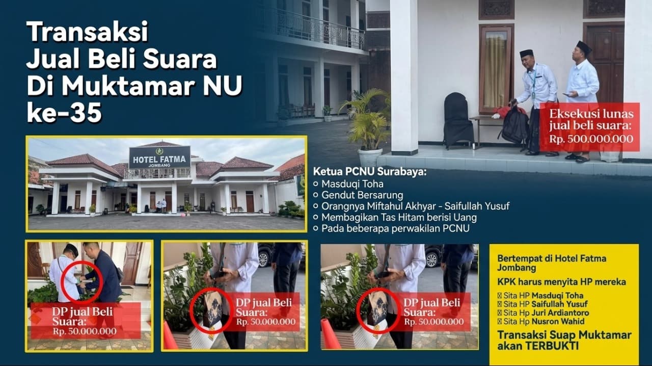 Gus Lilur Sebut Gus Ipul Aktor Intelektual Dugaan Suap di Muktamar ke-35 NU