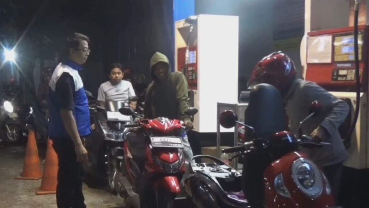 Antrean SPBU, Polisi Siaga Cegah Penyelewengan BBM