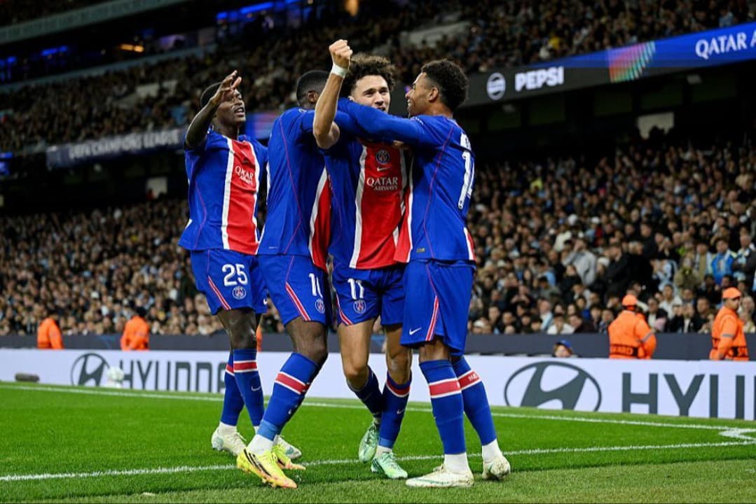 Hasil Liga Champions: PSG Tumbangkan Manchester City, Real Madrid Lewati Drama 7 Gol di Kandang AS Roma
