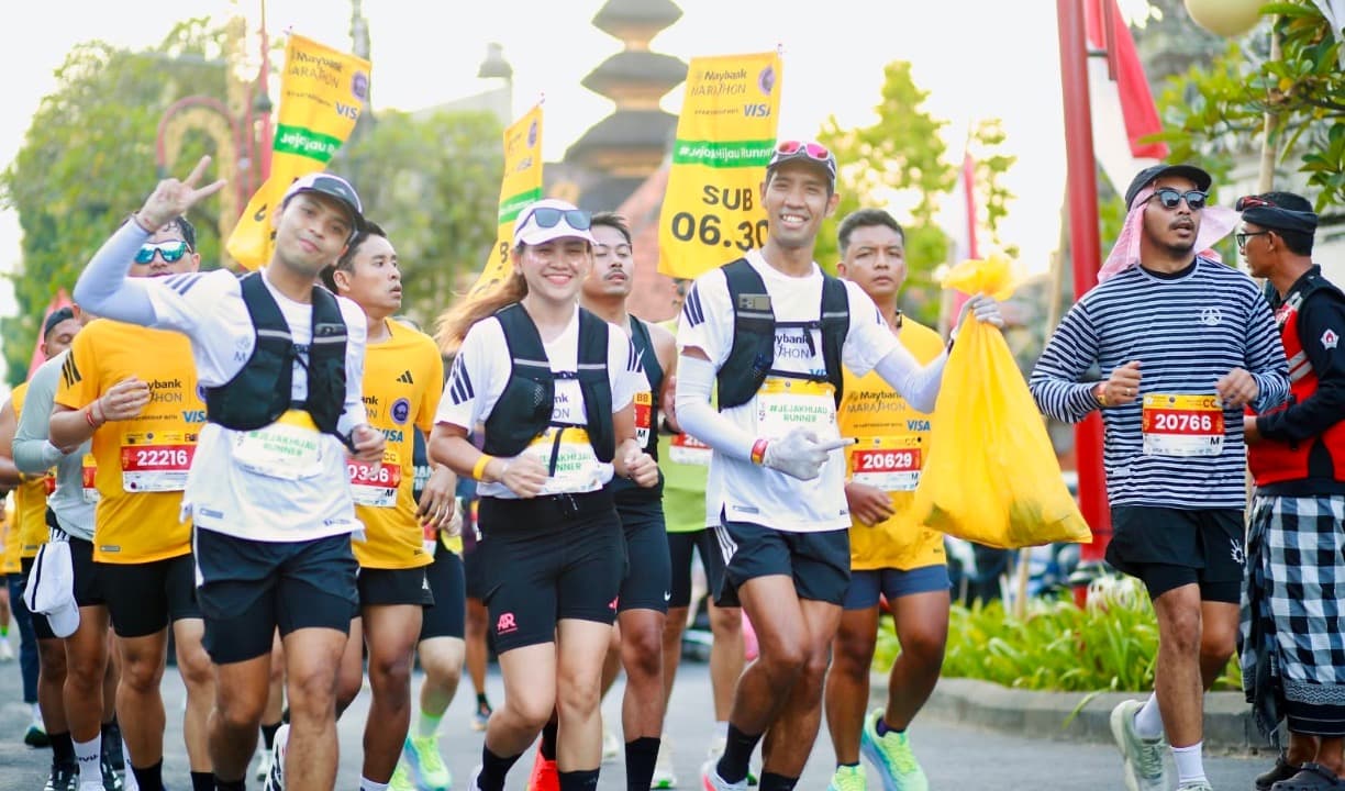 #JejakHijau Maybank Marathon Dukung Lingkungan Berkelanjutan