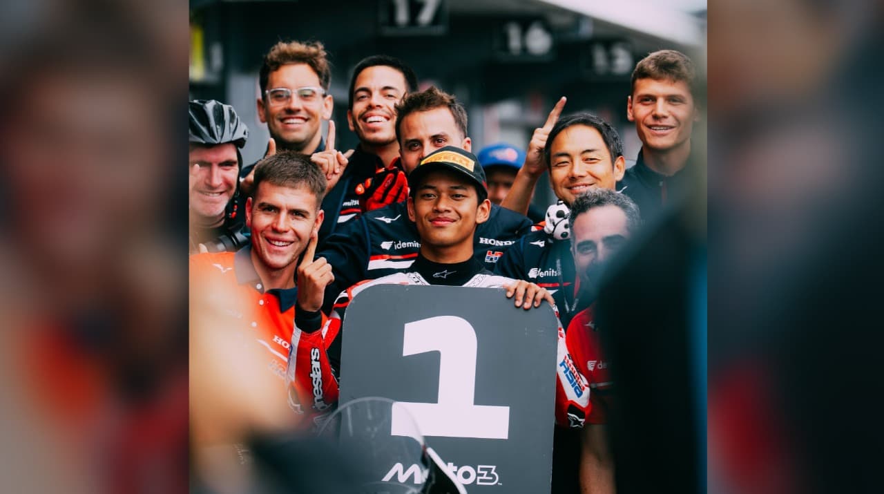 Veda Ega Pratama Rebut Pole Position Moto3 Australia