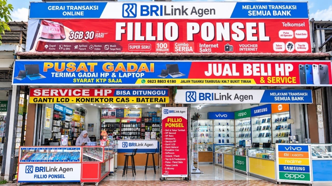 BRILink Agen Fillio Hadir hingga Pinggiran Dumai, Dekatkan Layanan Keuangan yang Inklusif bagi Masyarakat Melalui 4 Outlet
