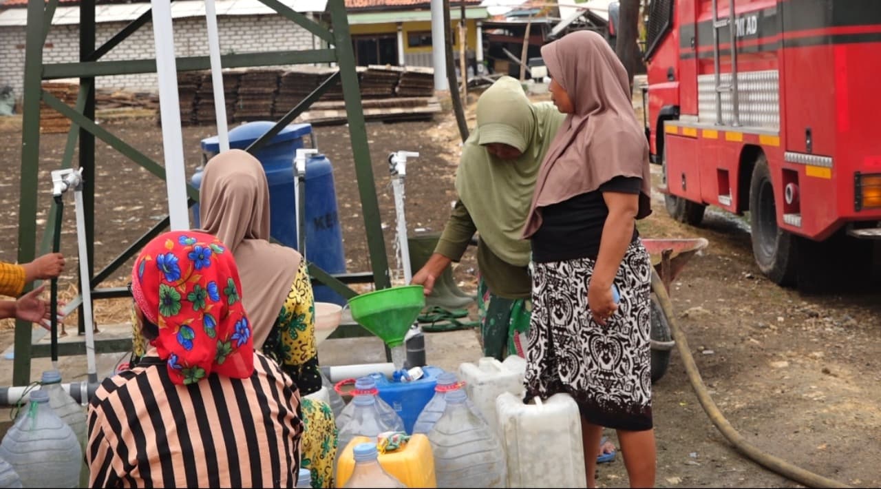 Berkat TMMD Ke-130 Pamekasan, Ratusan Warga Dusun Kotalon Dapat Bantuan Air Bersih
