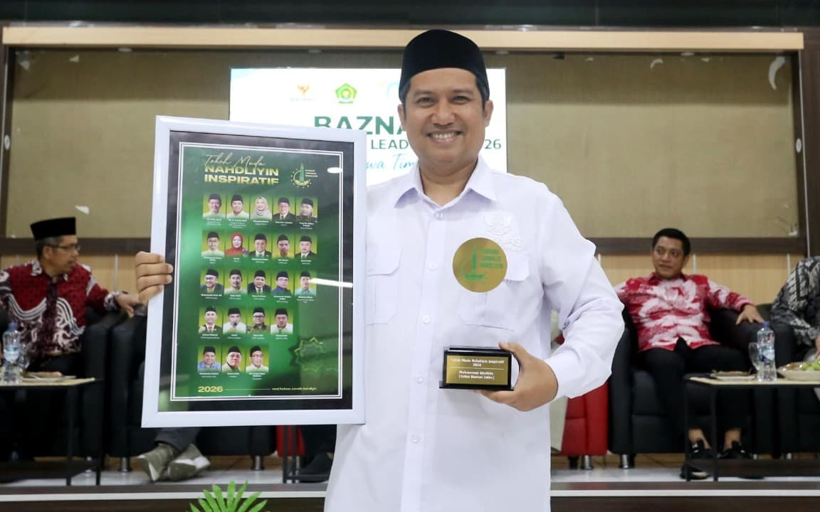 Ketua BAZNAS Jatim Raih Penghargaan Tokoh Muda Nahdliyin Inspiratif 2026
